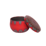 Red Tinplate Mini Container
