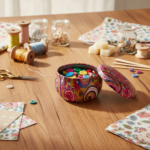 Colorful Yellow with Pink Lid