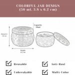 Colorful Tinplate Mini Jar