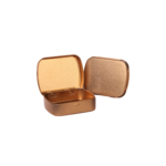 Mini Gold Storage Tin with Lid – 5.2 x 6 cm