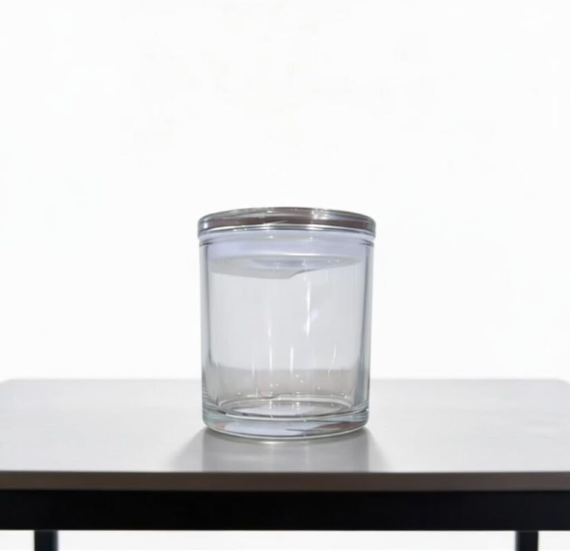 Premium 220g Glass Storage Jar 9x6cm