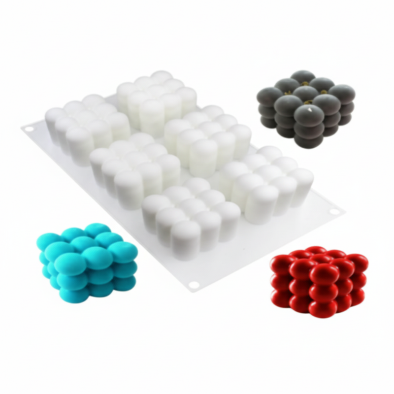 Bubble Design Silicone Mold, 6 Cavity