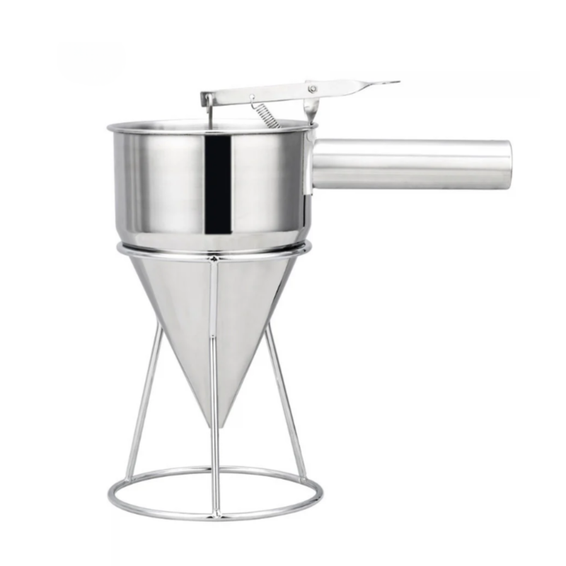 Stainless Steel Precision Funnel with Stand