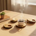 Wooden Tea Coaster