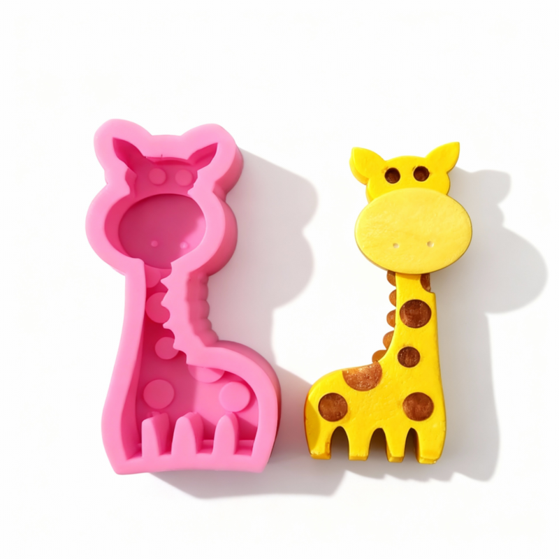 A cute Giraffe Silicone Mold