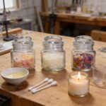 Clear Glass Storage Jars with Lids,8x5,100g