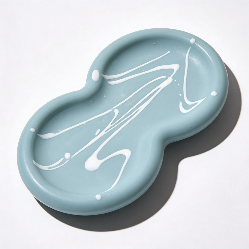 Double Round Silicone Coaster Mold