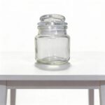Clear Glass Storage Jars with Lids,8x5,100g