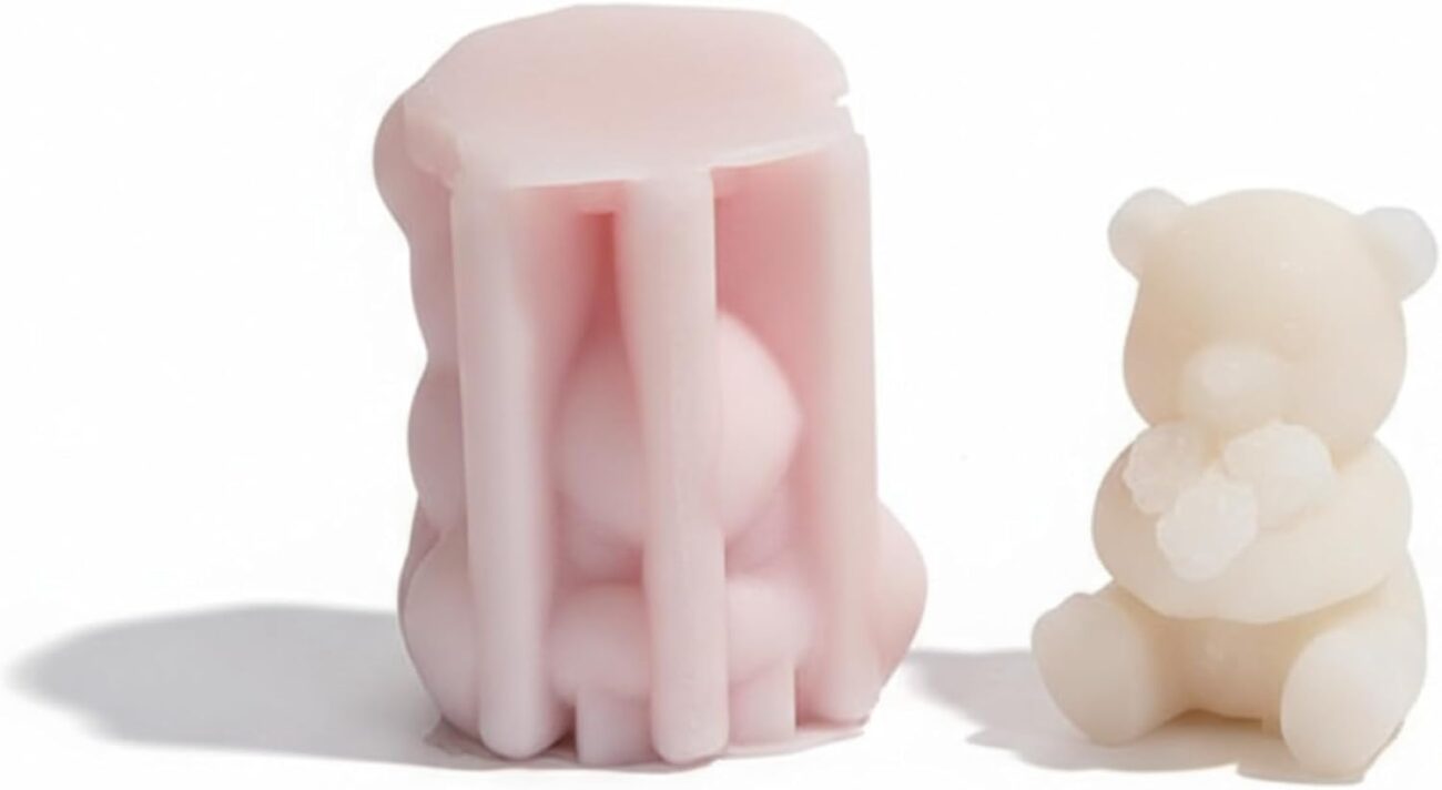 3D Silicone Teddy Bear Mold