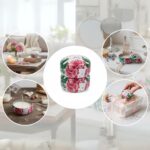 Floral Tropical Design, Metal Candle Holders, Jewelry Organizer Containers and Keepsakes