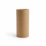 Large Round Kraft Paper Storage Box with Lid – 17 × 8.8 × 12 cm
