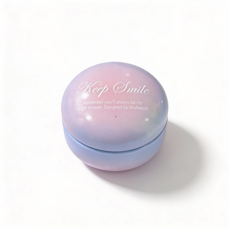 Light Purple & Pink Mandala Tin – Tinplate Storage for Accessories, Beads & Candles (75g)