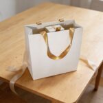 Premium Gift Bag with Gold Handles – Elegant 4×18×18 cm