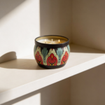 Black Mandala Metal Storage Tin 5 × 7.5 cm – 100g Capacity