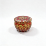 Multi-Color Mandala Metal Storage Tin 5 × 7.5 cm – 100g Capacity