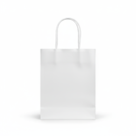 Small White Paper Gift Bag – 17 × 15 cm