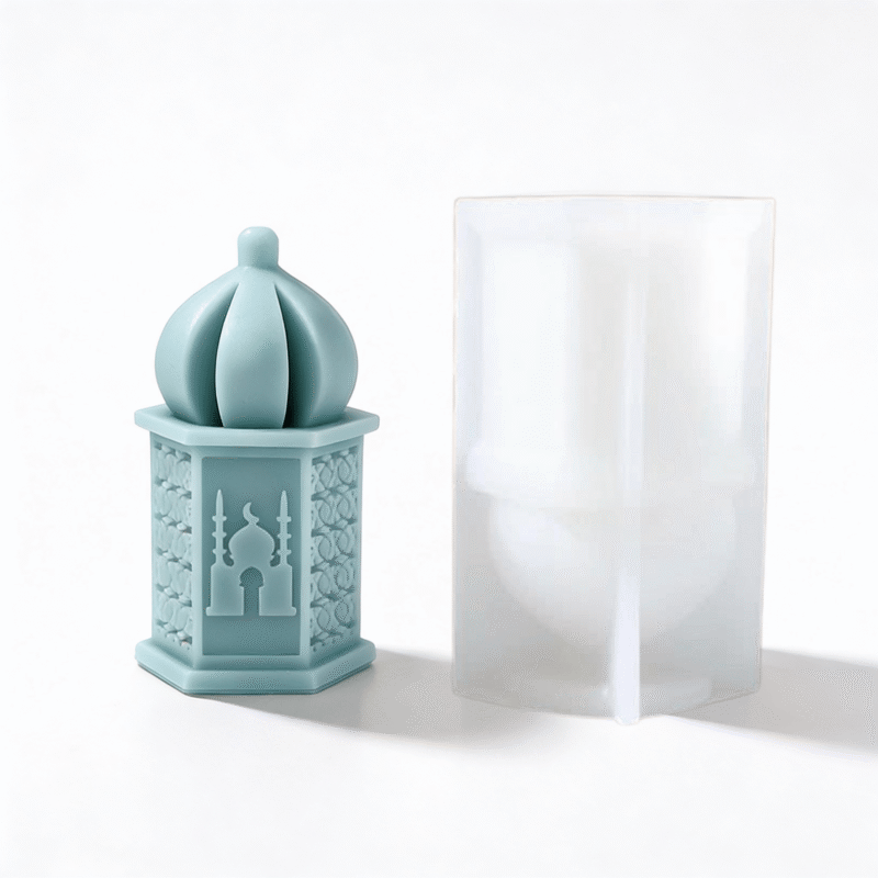 Fanous Lantern Silicone Mold with Mosque