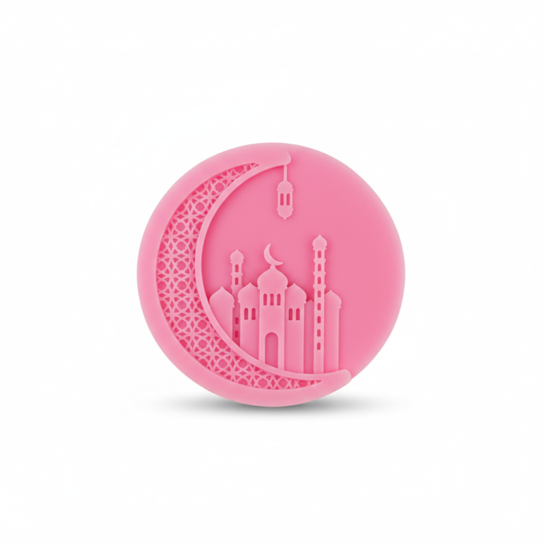 Mosque Shape Circular Silicone Mold – Islamic Candle & Soap Mold for DIY Wax and Soap Making