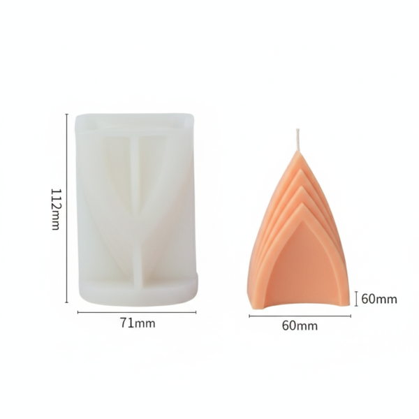 House-Shaped Silicone Mold for Candle & Soap Making