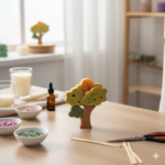 Flat Tree Silicone Mold for Candle & Soap Making